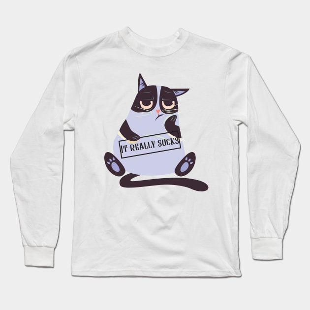 It really sucks Long Sleeve T-Shirt by uniqueversion